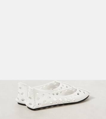 Ballerinas Perfo aus Leder | Alaïa