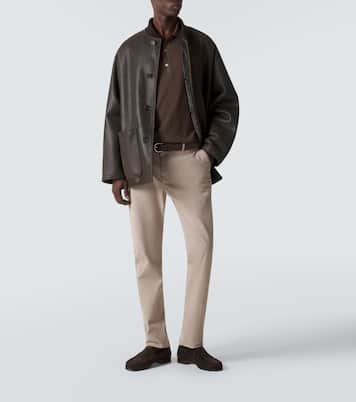 Pantalon droit en coton mélangé | Zegna