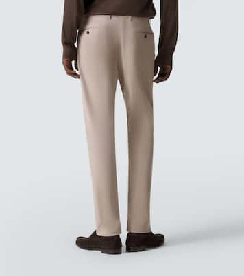 Pantalon droit en coton mélangé | Zegna