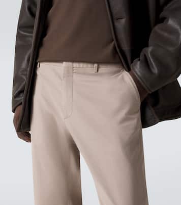 Pantalon droit en coton mélangé | Zegna