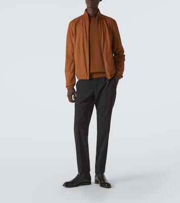Reversible leather blouson | Zegna
