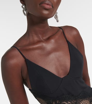 Minikleid mit Spitze | David Koma