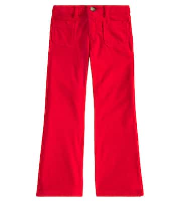 Junon cotton corduroy flared pants | Bonpoint