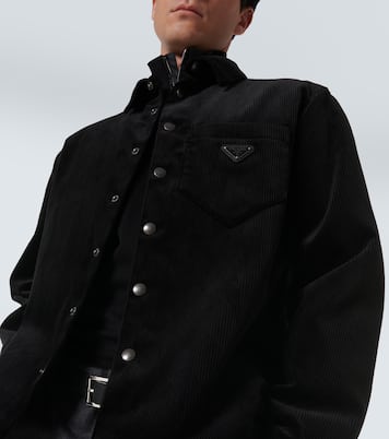Cotton corduroy overshirt | Prada