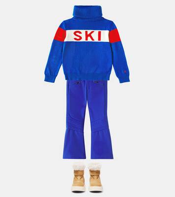 Junior Park Strap suede snow boots  | Moon Boot Kids