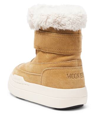 Junior Park Strap suede snow boots  | Moon Boot Kids