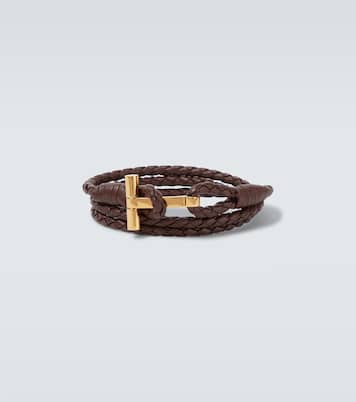 Armband T aus Leder | Tom Ford