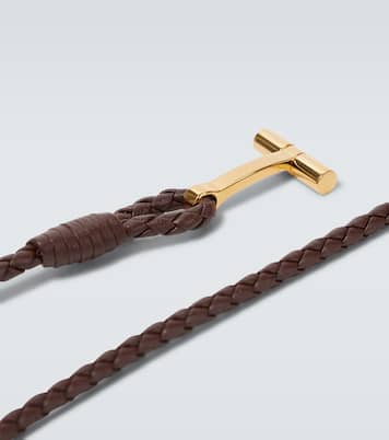 Armband T aus Leder | Tom Ford