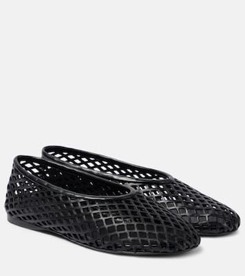 Bailarinas Tee Perforated de piel | Proenza Schouler