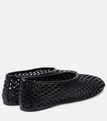 Bailarinas Tee Perforated de piel | Proenza Schouler