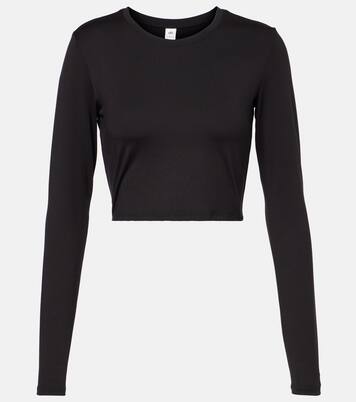 Alosoft cropped technical top | Alo Yoga