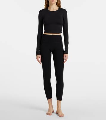 Alosoft cropped technical top | Alo Yoga