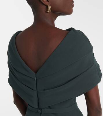 Robe longue en crêpe | Safiyaa