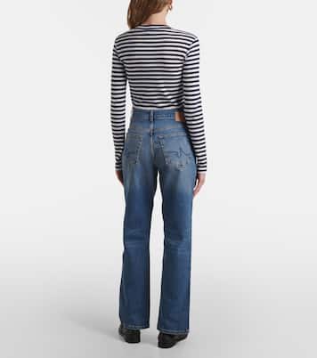 High-Rise Straight Jeans | AG Jeans