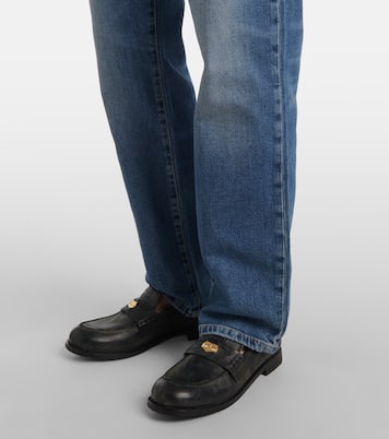 High-Rise Straight Jeans | AG Jeans