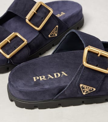 Suede sandals | Prada