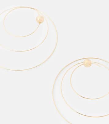 Orecchini Thin Spiral S in acciaio inox bagnato in oro | Alaïa