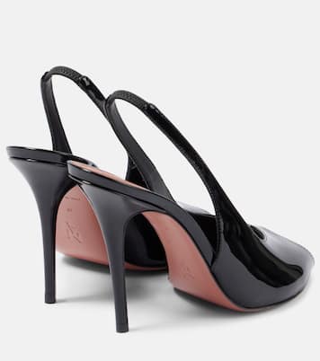Slingback-Pumps Kristina 105 aus Lackleder | Amina Muaddi
