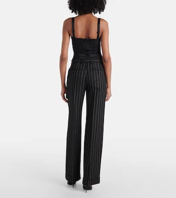 Pantaloni regular in lana a righe | Dolce&Gabbana