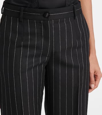 Pantaloni regular in lana a righe | Dolce&Gabbana