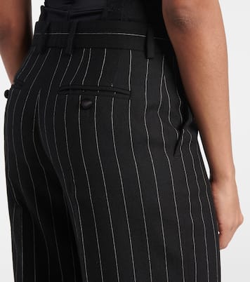 Pantaloni regular in lana a righe | Dolce&Gabbana
