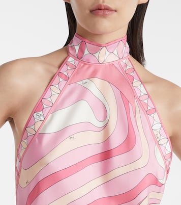 Maxikleid Marmo aus Seide | Pucci