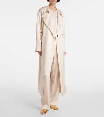 Trenchcoat Barb aus Satin | Leset