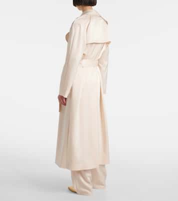 Trenchcoat Barb aus Satin | Leset