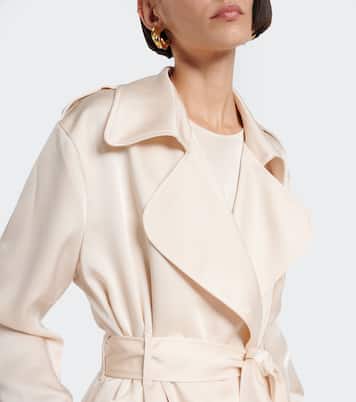 Trenchcoat Barb aus Satin | Leset
