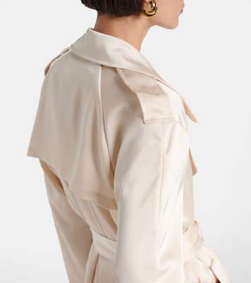 Trenchcoat Barb aus Satin | Leset