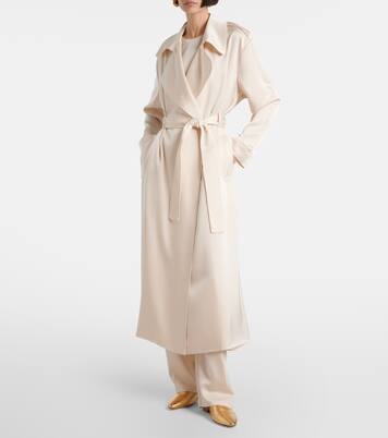 Trenchcoat Barb aus Satin | Leset