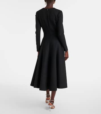 Robe de cocktail en laine mélangée | Oscar de la Renta