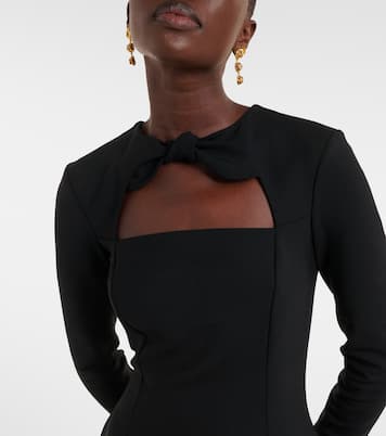 Robe de cocktail en laine mélangée | Oscar de la Renta