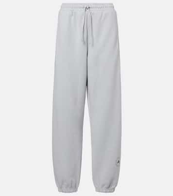 Cotton-blend fleece sweatpants | Adidas by Stella McCartney