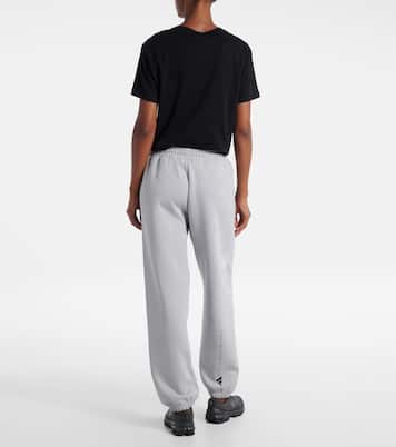 Cotton-blend fleece sweatpants | Adidas by Stella McCartney