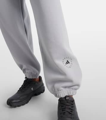 Cotton-blend fleece sweatpants | Adidas by Stella McCartney