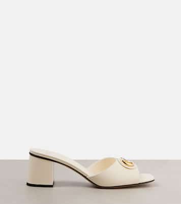 Mules VLogo de piel | Valentino Garavani