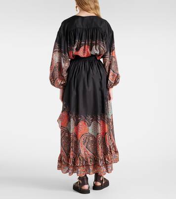 Rhiannon ruffled silk maxi skirt | Zimmermann