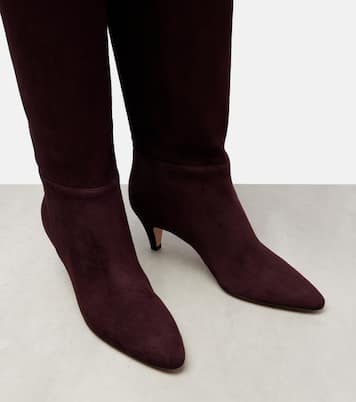 55 suede knee-high boots  | Gianvito Rossi