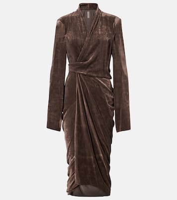 Robe portefeuille midi | Rick Owens