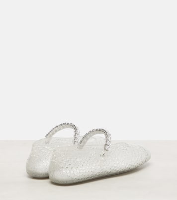 Jelly embellished PU Mary Jane flats | Jimmy Choo