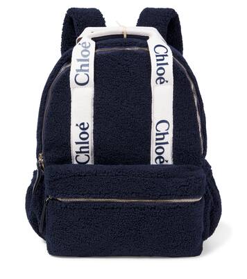 Rucksack aus Teddyfleece | Chloé Kids