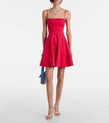 Eden rope-trimmed leather wedge sandals | Staud