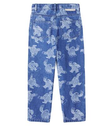 Bedruckte Straight Jeans | Stella McCartney Kids