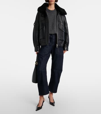 Shon high-rise barrel-leg jeans  | Nili Lotan