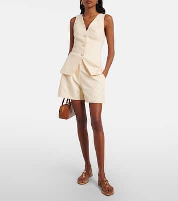 Devina high-rise shorts | Veronica Beard