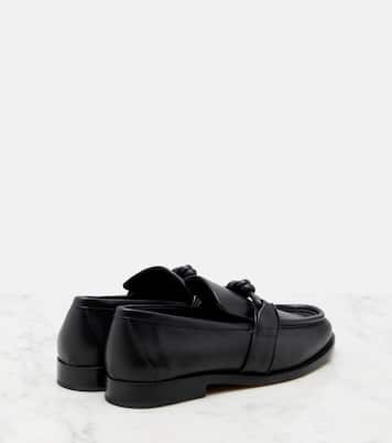 Astaire Knot leather loafers | Bottega Veneta