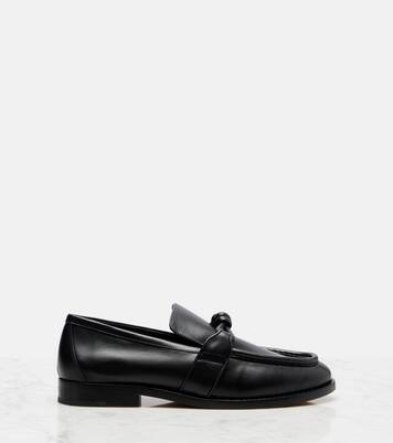 Astaire Knot leather loafers | Bottega Veneta