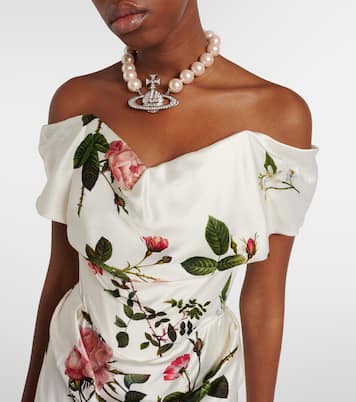 Robe longue bustier de mariée Nova Cocotte à fleurs | Vivienne Westwood