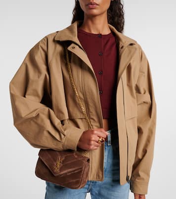 Loulou Mini suede shoulder bag | Saint Laurent